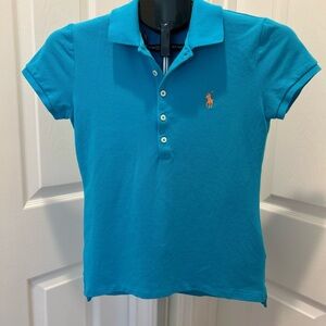 Blue Ralph Lauren Women’s Slim Fit Stretch Polo